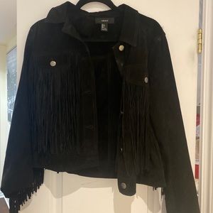 Fringe Black Jacket